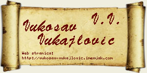 Vukosav Vukajlović vizit kartica